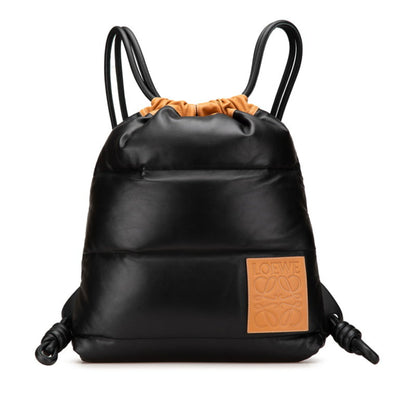 Loewe Yago Puffy Backpack In Black