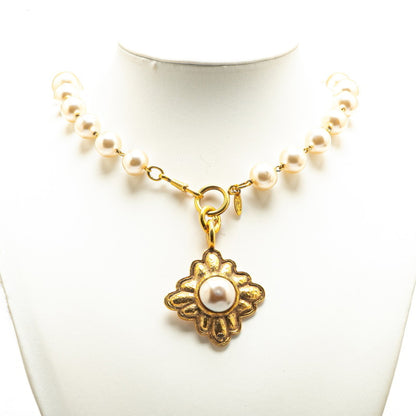 Vintage Chanel Faux Pearl Necklace