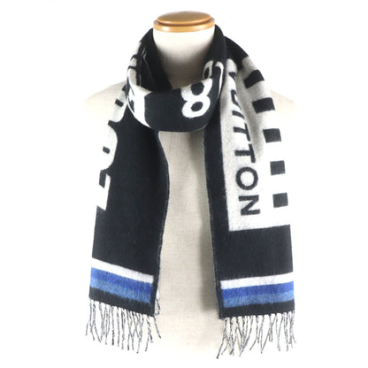 Louis Vuitton 2019 Louis Vuitton Echarpe Lv Forward Wool And Cashmere Scarf With Logo Design Fringe