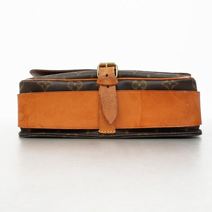 Louis Vuitton Monogram Cartouchiere Gm Shoulder Bag M51252 Brown