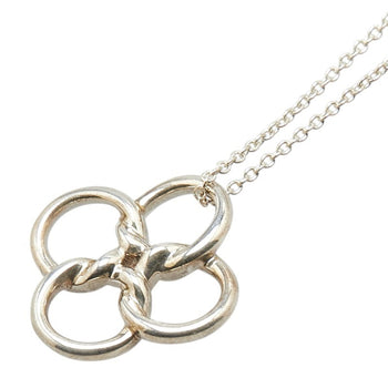 Tiffany Quadro Folio Necklace Sv925 Silver