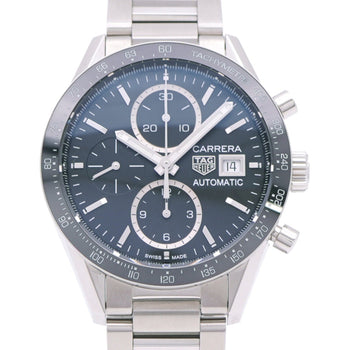 Like New Tag Heuer Carrera Calibre 16 Cv201Aj-9 Automatic Watch In Stainless Steel