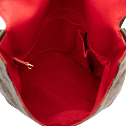 Louis Vuitton Damier Musette Shoulder Bag N51302 Brown Leather