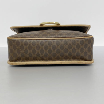 Celine Shoulder Bag Macadam Brown