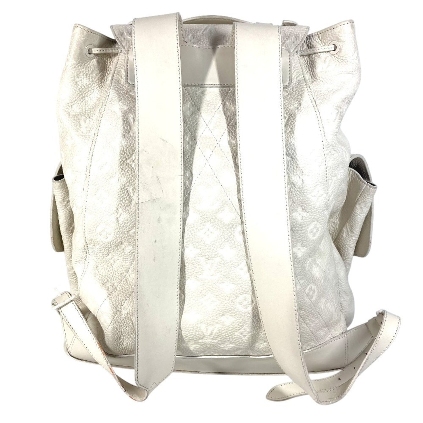 Louis Vuitton M53286 Monogram Taurillon Christopher Gm Backpack By Virgil Abloh. Leather Backpack