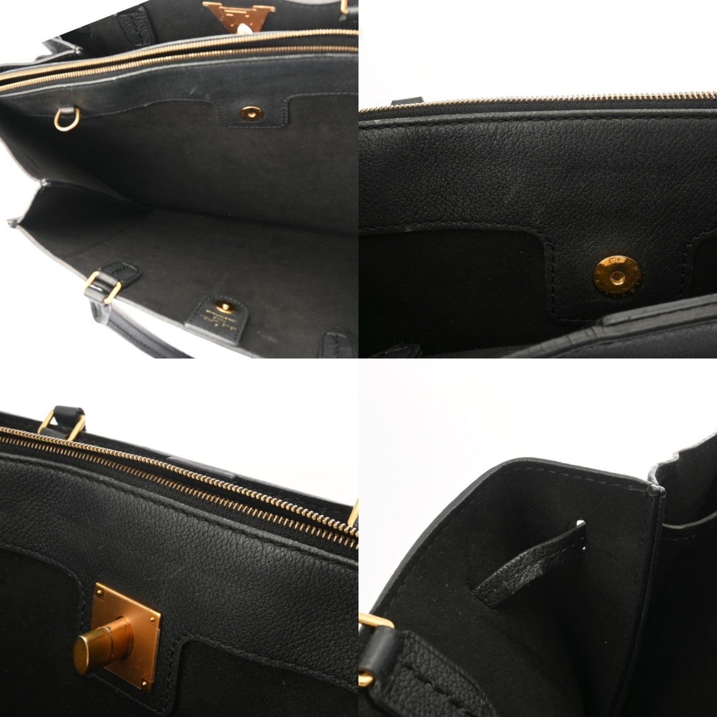 Louis Vuitton Louis Vuitton Rockmeat Noir M54569 Women'S Calfskin Handbag