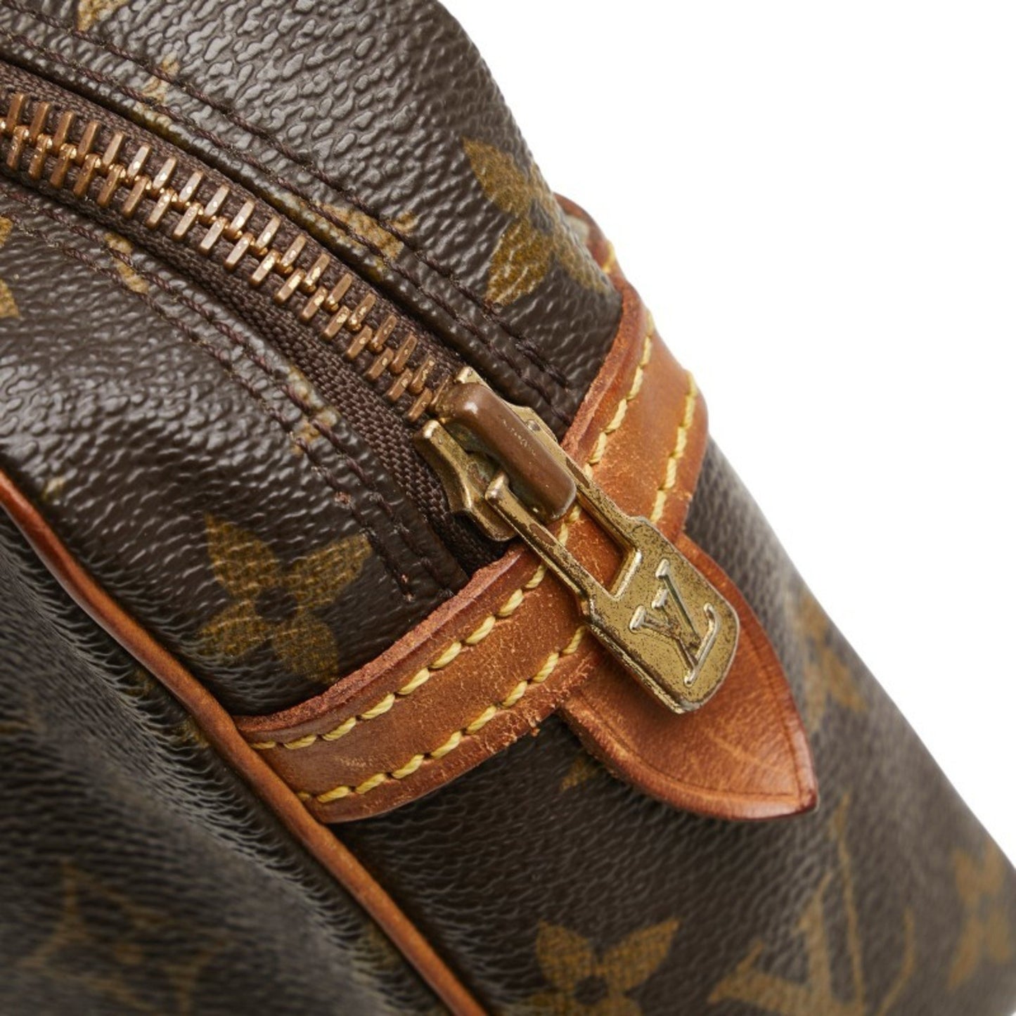 Louis Vuitton Monogram Compigne 23 Second Bag M51847 Brown Leather