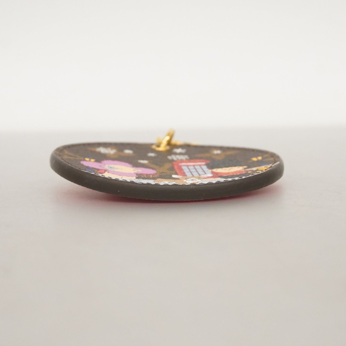 Louis Vuitton Monogram Vivienne Porte-Cls Illustre Keychain M00501 Brown/Red