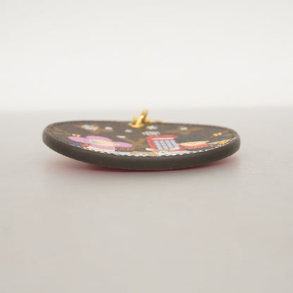 Louis Vuitton Monogram Vivienne Porte-Cls Illustre Keychain M00501 Brown/Red