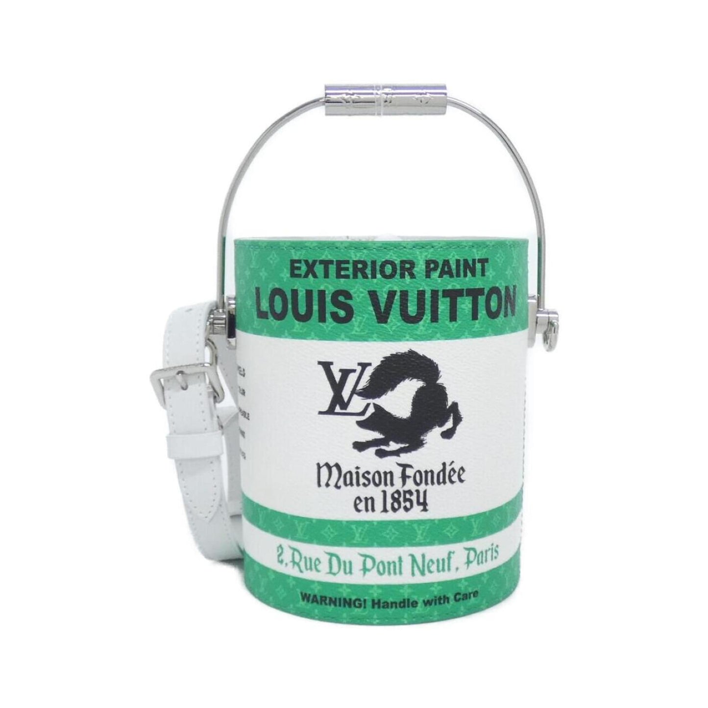 Canvas Louis Vuitton Handbag Coated