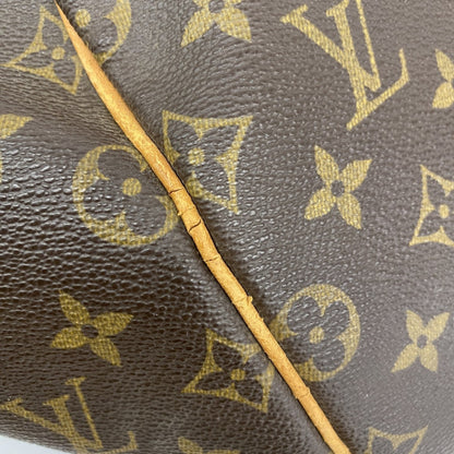 Louis Vuitton Monogram Keepall 55 Boston Bag M41424 Brown