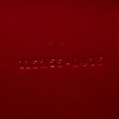 Gucci Guccissima Wallet/Coin Case 115255 Red Leather