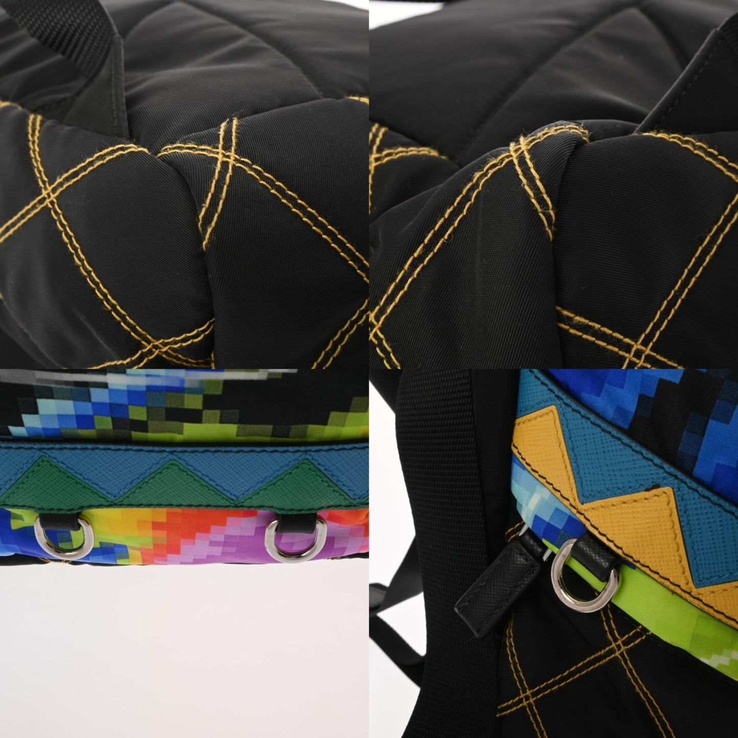Prada Prada Multicolored Nylon Backpack