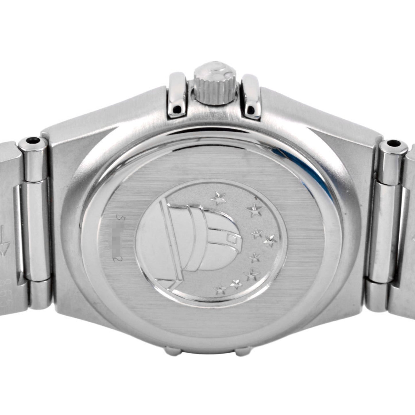Omega Constellation Watch Quartz White Shell Dial