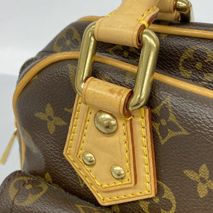 Louis Vuitton Monogram Manhattan Pm Handbag M40026 Brown