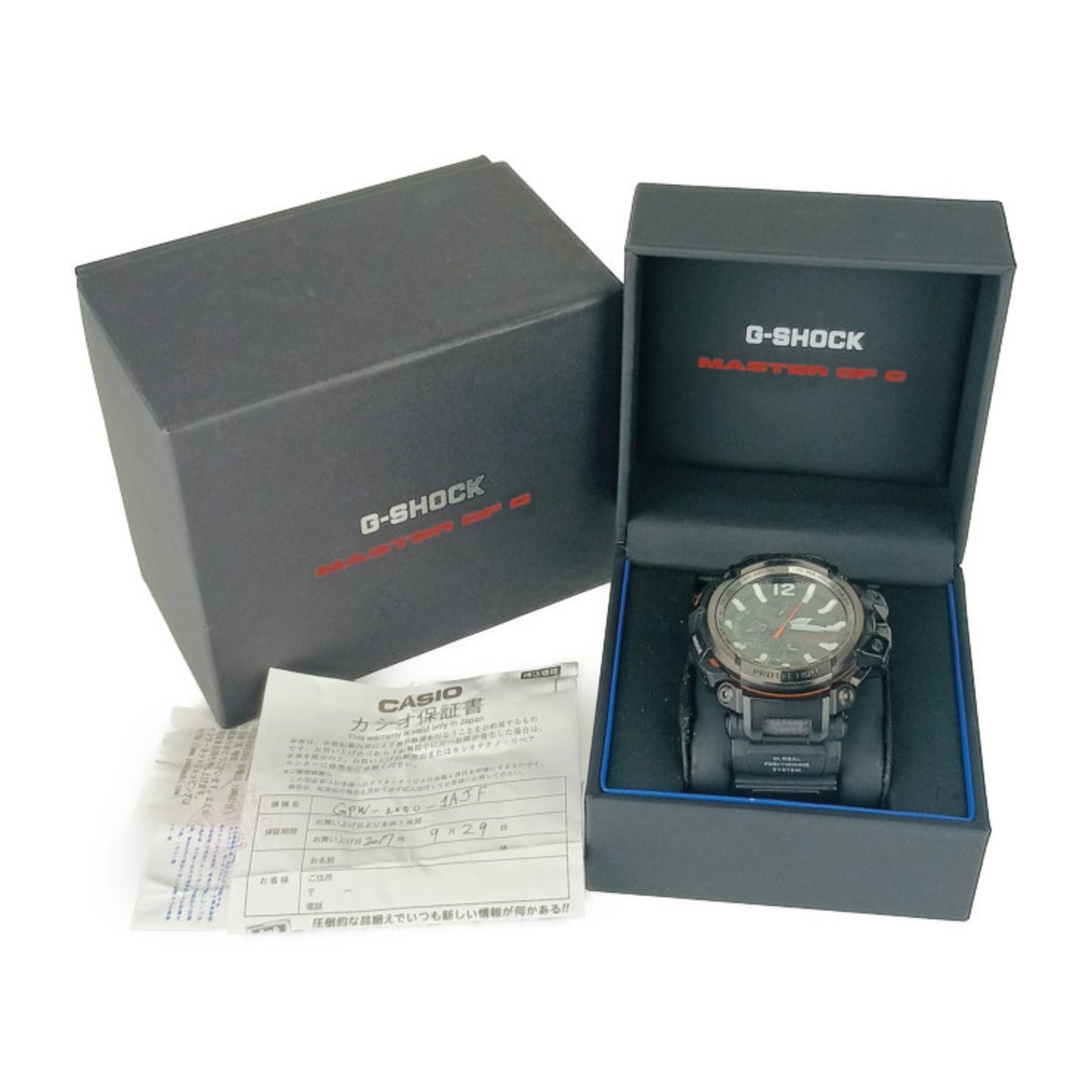 Casio Casio Watch G-Shock Gravitymaster G-Shock Gravity Master Gpw-2000-1Ajf Black Resin Stainless