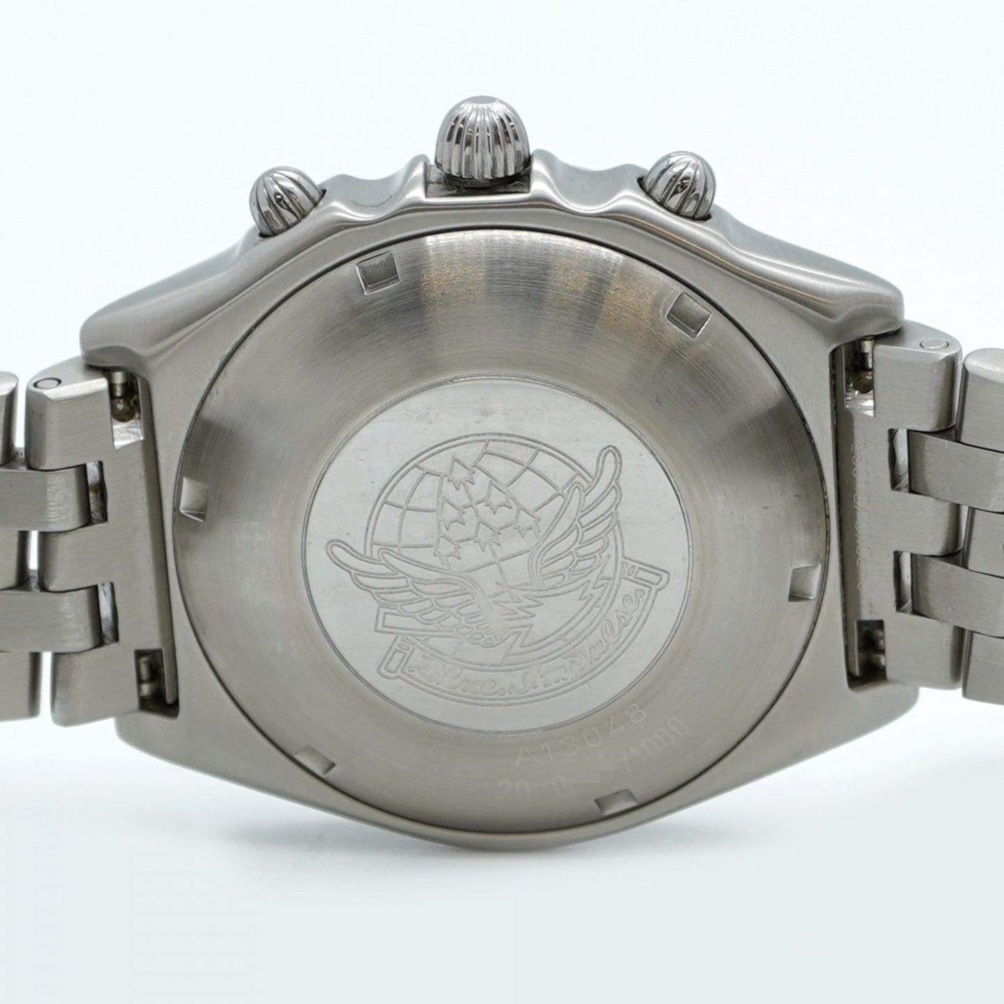 Breitling Blue Impulse A13048 Silver Dial