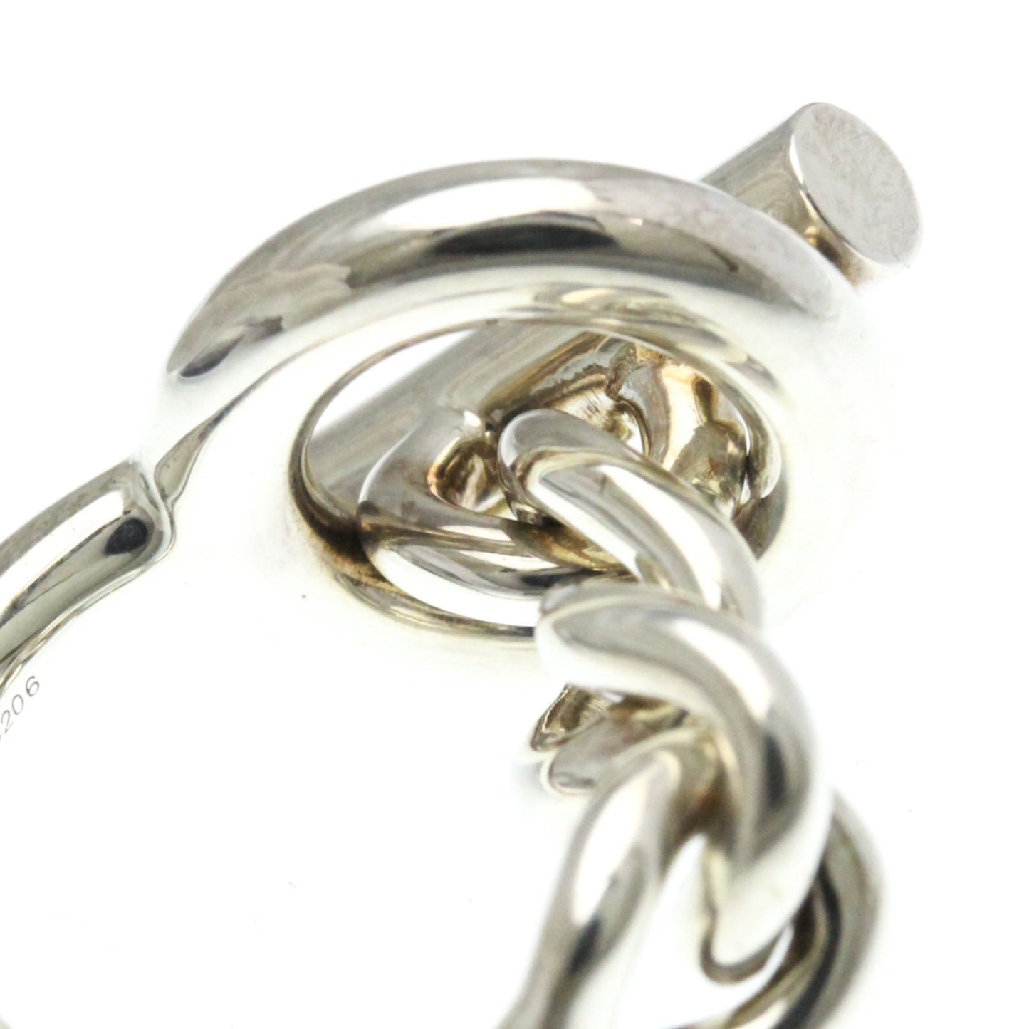 Hermes Croisette Ring Silver Fashion No Stone Band Ring Silver
