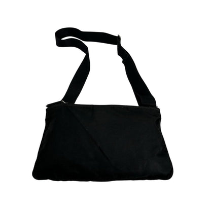 Prada Shoulder Bag Body Triangle Logo Nylon Black
