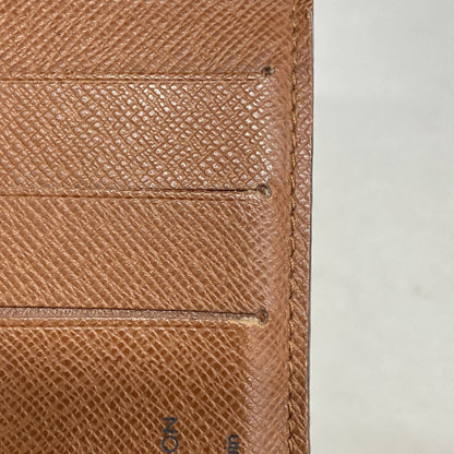 Louis Vuitton Monogram Compact Zip Wallet M61667 Brown