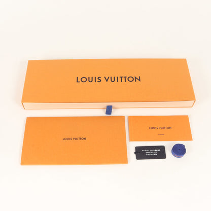 Louis Vuitton Micro Monogram Dot Silk Cravate Tie M78014 Gray 148Cm X 7Cm