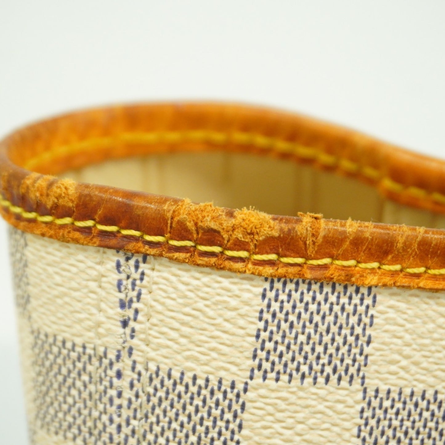 Louis Vuitton Damier Azur Neverfull Mm Tote Bag N51107 White