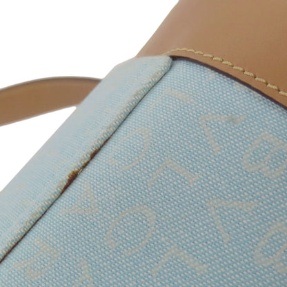 Bvlgari Drum Bag Logomania Handbag Canvas Leather