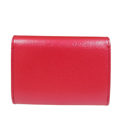 Bvlgari Leather Red Clip Card Case Business Holder 1015Bvlgari