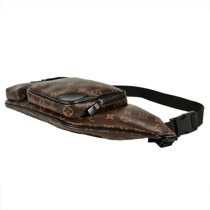 Louis Vuitton Louis Vuitton Monogram Macassar Christopher Bum Bag Body Canvas M45337 Brown Ba3220