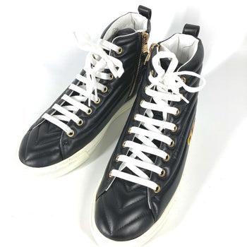 Louis Vuitton Rainbow Stellar Line High-Top Sneakers Cl0149 In Black Leather