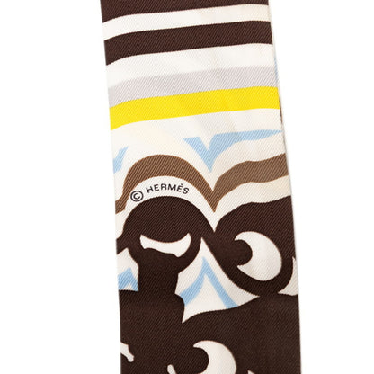Hermes Herms Twilly Brides De Gala Shadow Scarf