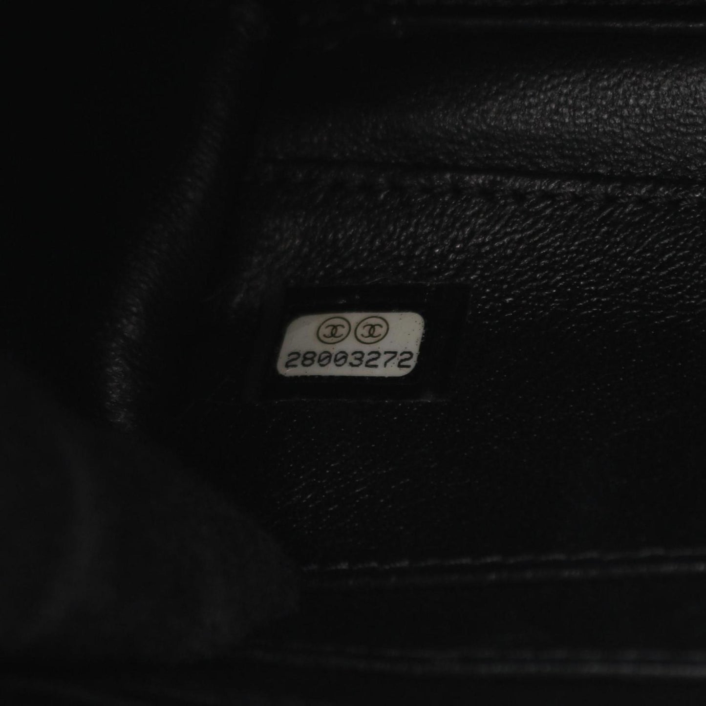 Chanel Cc Filigree Matelasse Vanity Shoulder Bag In Calfskin Leather