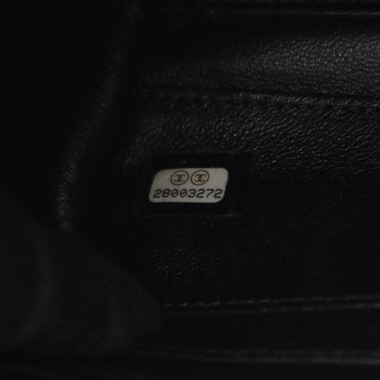 Chanel Cc Filigree Matelasse Vanity Shoulder Bag In Calfskin Leather