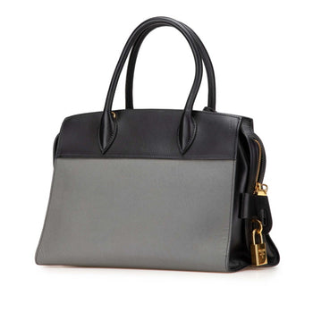 Prada Esplanade Two-Tone Handbag 1Ba046 In Black