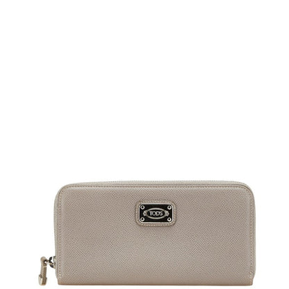 Tod'S Logo Plate Long Wallet
