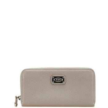 Tod'S Logo Plate Long Wallet