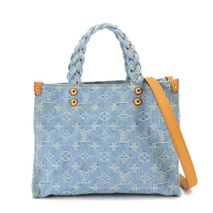 Louis Vuitton Lv By The Pool Let Go 2-Way Hand Shoulder Bag Monogram Denim Sky Blue M24897 Rfid