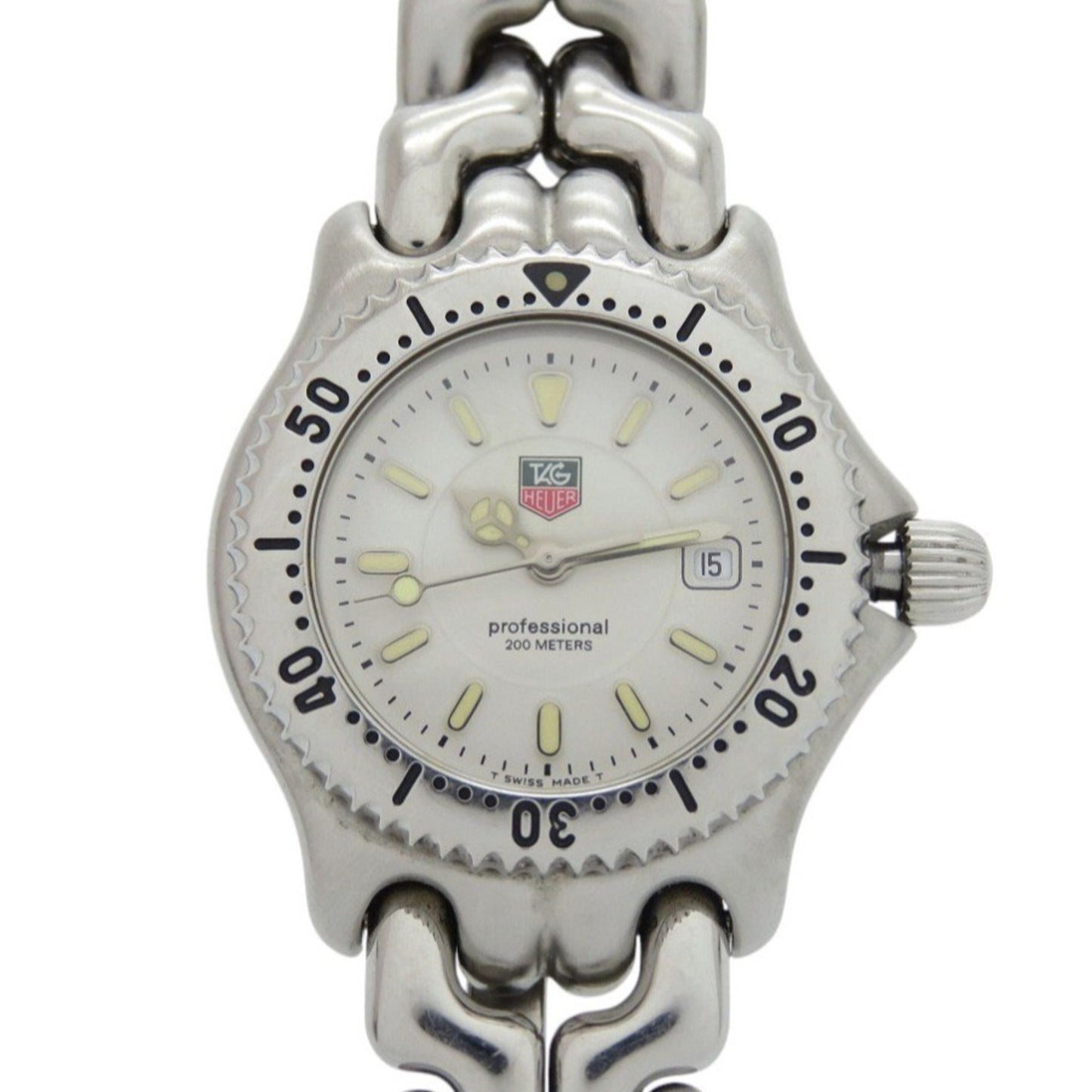 Tag Heuer Wg1312-2 Cell Date Stainless Steel Watch