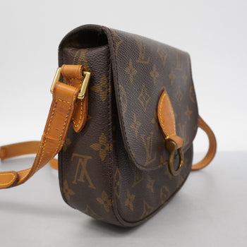 Louis Vuitton Monogram Mini Saint-Cloud Shoulder Bag M51244 Brown