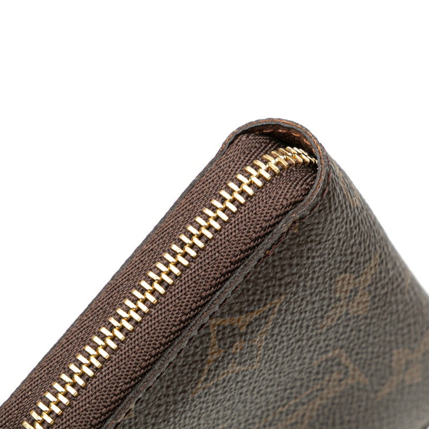 Louis Vuitton Monogram Zippy Coin Purse M60067 Brown Leather