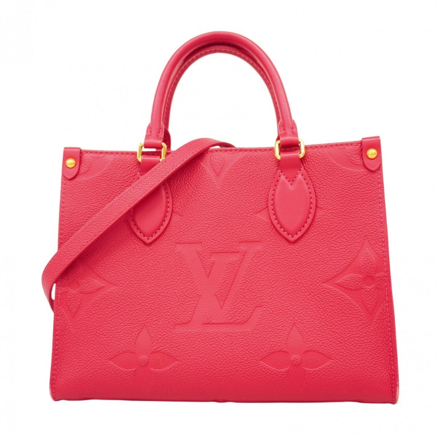 Louis Vuitton Monogram Empreinte On The Go Pm Handbag M45660 Freesia 2-Way Bag