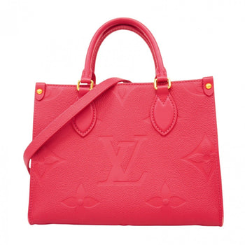 Louis Vuitton Monogram Empreinte On The Go Pm Handbag M45660 Freesia 2-Way Bag