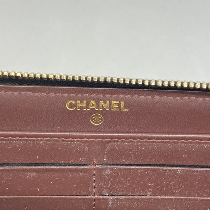 Chanel Matelasse Caviar Leather Long Wallet