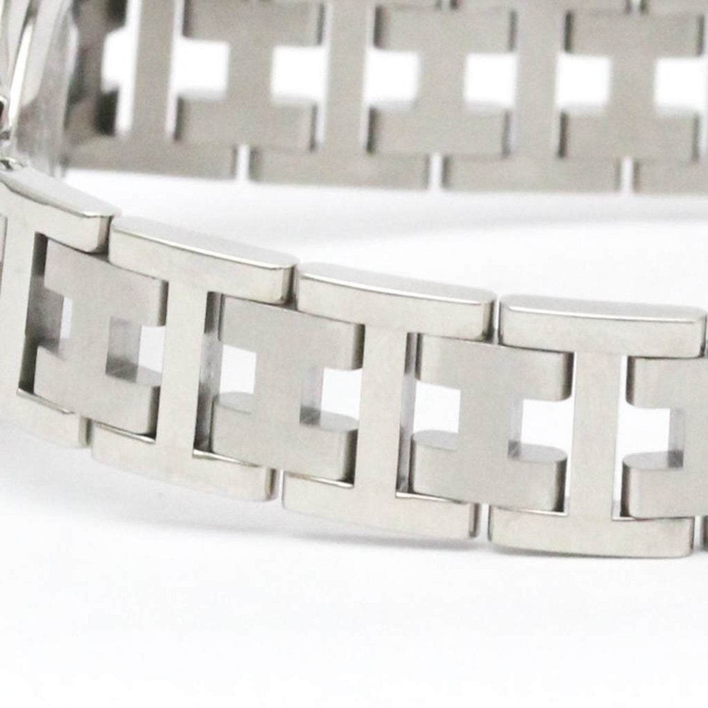 Hermes Clipper Oval Stainless Steel