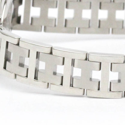 Hermes Clipper Oval Stainless Steel