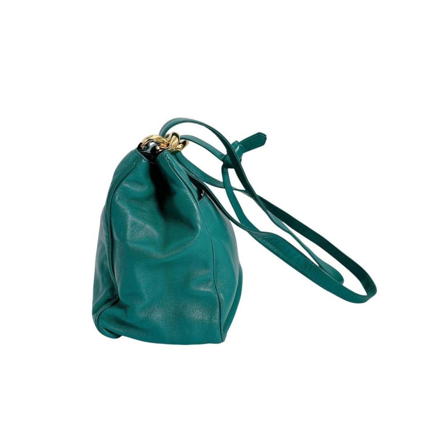 Loewe Anagram Leather One-Shoulder Bag 1846 Green