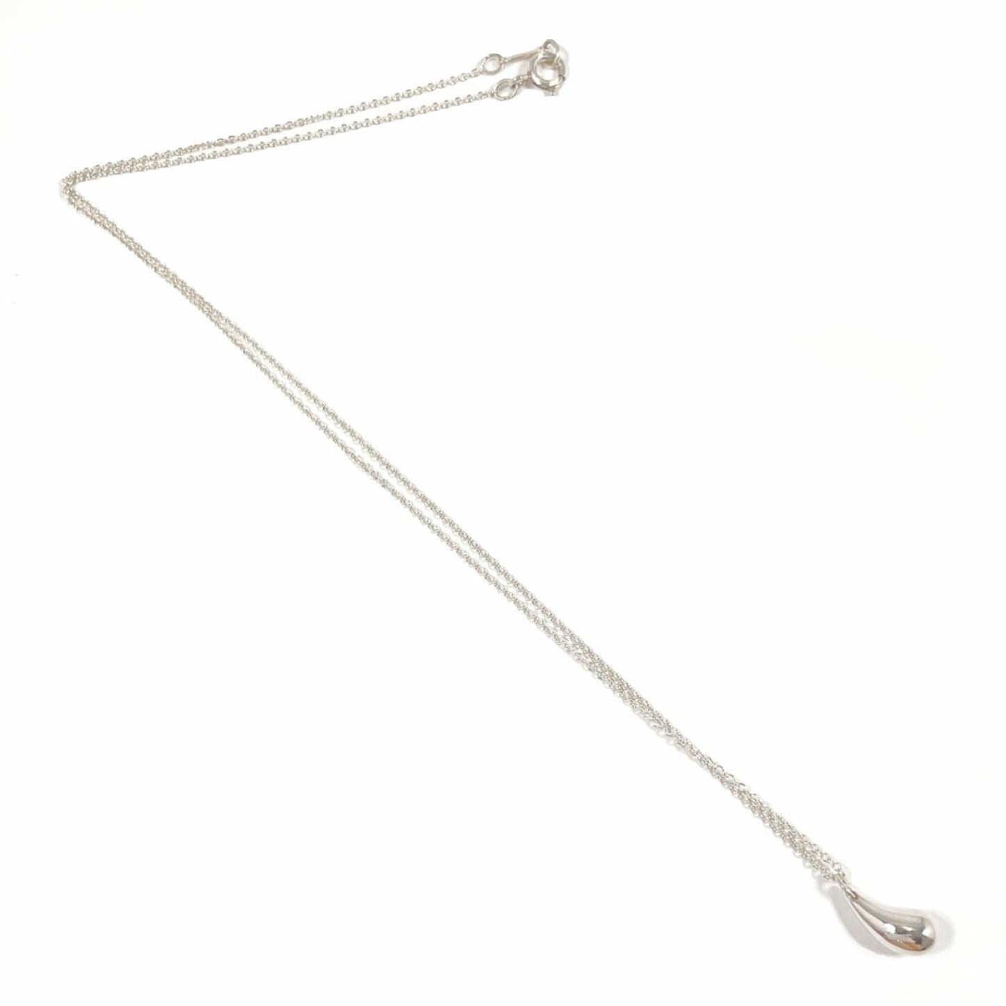 Tiffany & Co. Tiffany Teardrop Elsa Peretti Necklace In 925 Sterling Silver