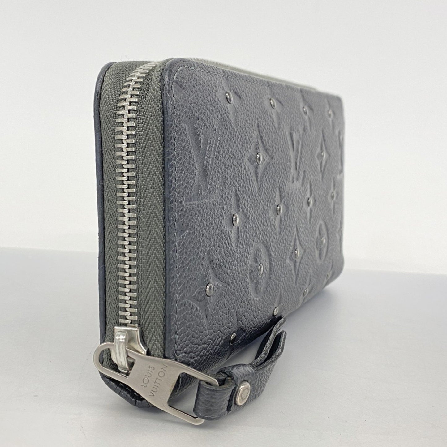 Louis Vuitton Monogram Empreinte Zippy Wallet M61442 Platine