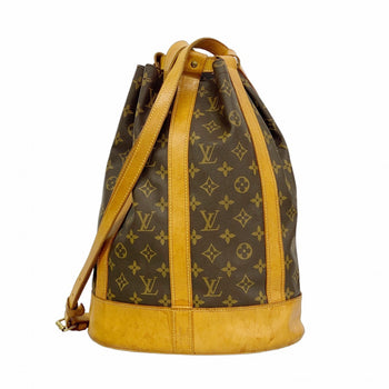 Louis Vuitton Monogram Randonne Pm Shoulder Bag M42243 Brown