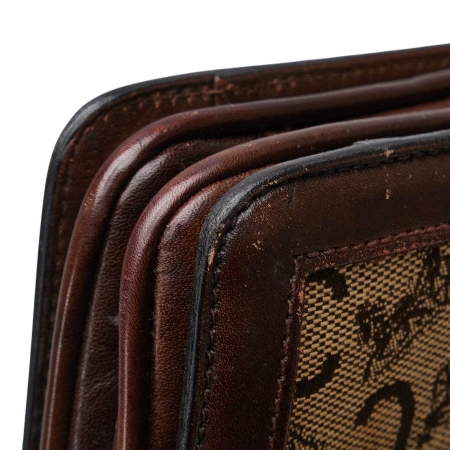 Celine C Macadam One-Shoulder Bag In Brown Canvas